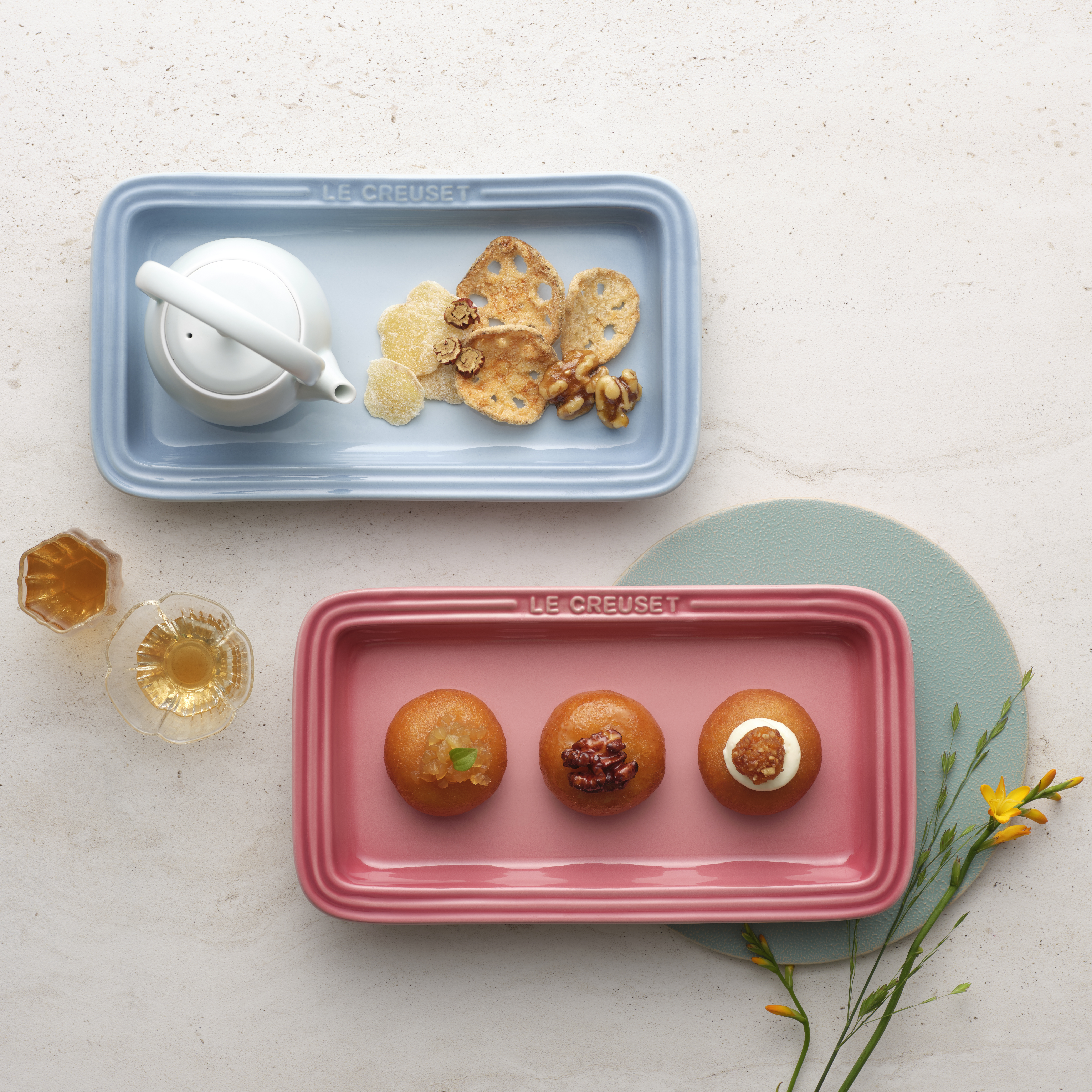 르크루제 직사각접시 25cm (색상선택)