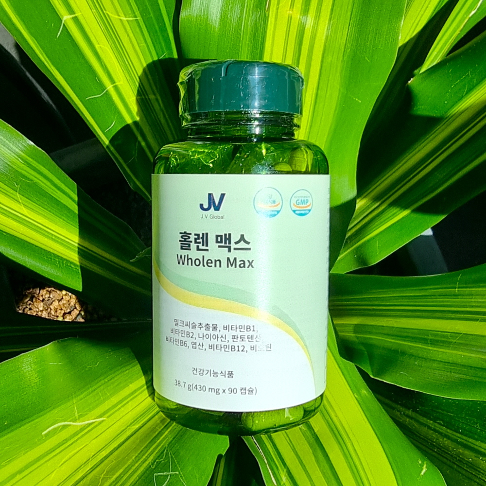 JV 홀렌 맥스 90정 밀크씨슬 실리마린+증정품 - 상품 이미지
