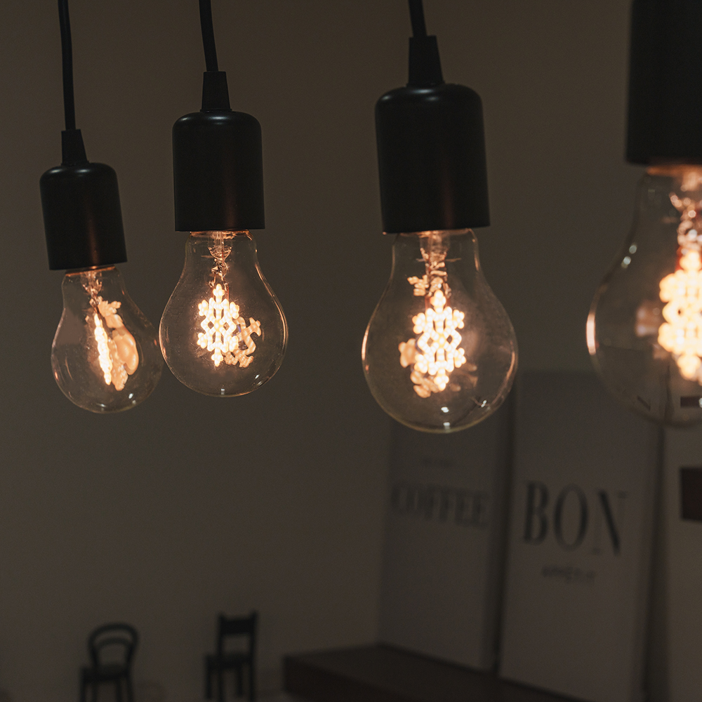 노바리빙 LED 에디슨 소켓 전구 캠핑 파티용품 네온사인 조명등 무드등