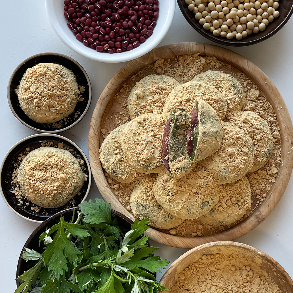 영광 온당떡집 콩쑥개떡 1.2kg 20알 쑥개떡 쑥떡 인절미 답례떡 떡 선물세트 이미지 7