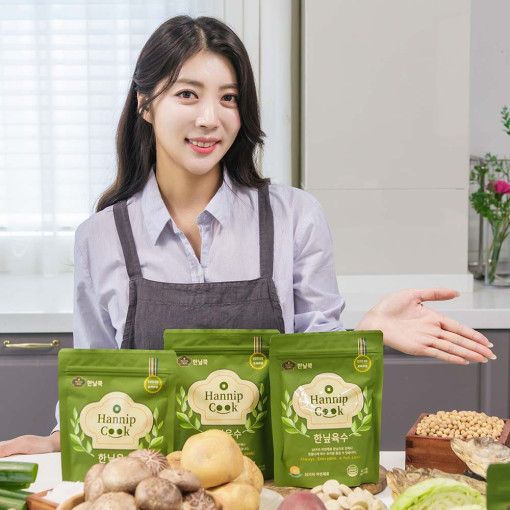 해물야채육수 코인육수 80g/ 100%국산재료 무화학첨가제 무침 전요리 동전육수 해와바다 - 메인 이미지