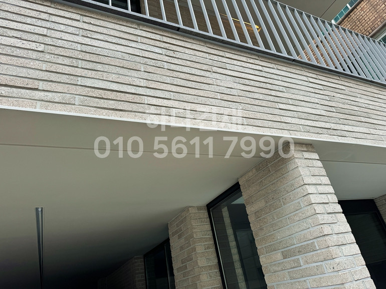 모노타일 롱와이드 500x50x18T 연브라운 / 하다건재 시공사례