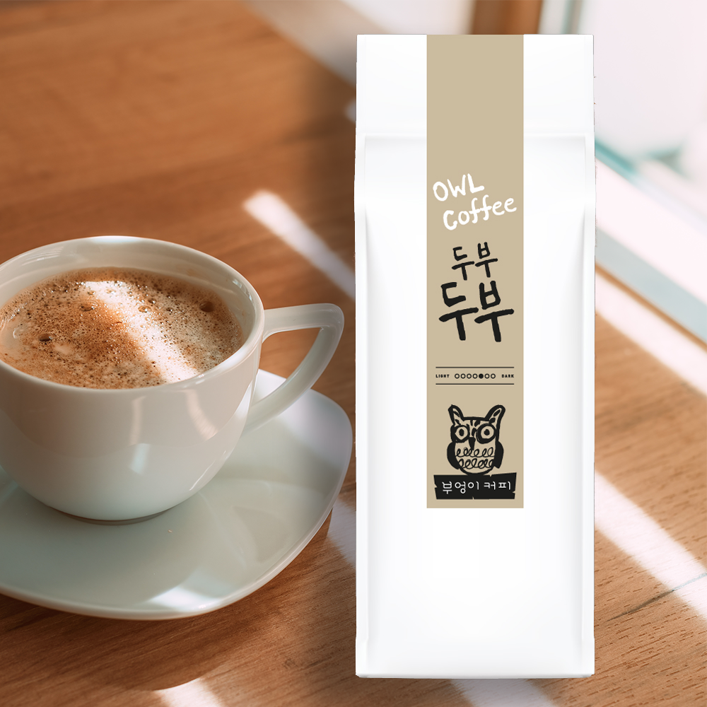 로스팅홀빈 두부두부 200g 맛있는 커피콩 블렌딩 커피 : 그린우드스토리