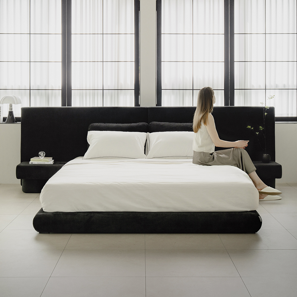 슬립퍼 모일 신혼부부 트윈 호텔 침대 프레임 S/SS E 1525