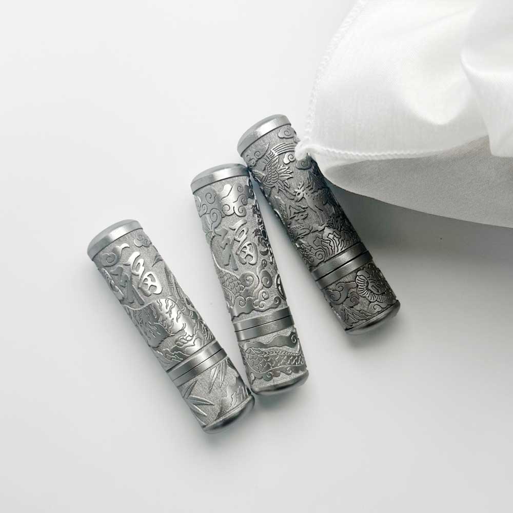 고급 금색 도장 인감도장 나무 대추목 개인 수제 아기도장 낙관 졸업선물 막도장 목도장 사업자 회사 직인 - 상세 이미지 2