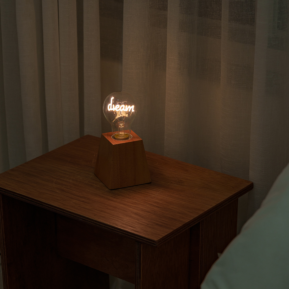 노바리빙 LED 에디슨 소켓 전구 캠핑 파티용품 네온사인 조명등 무드등