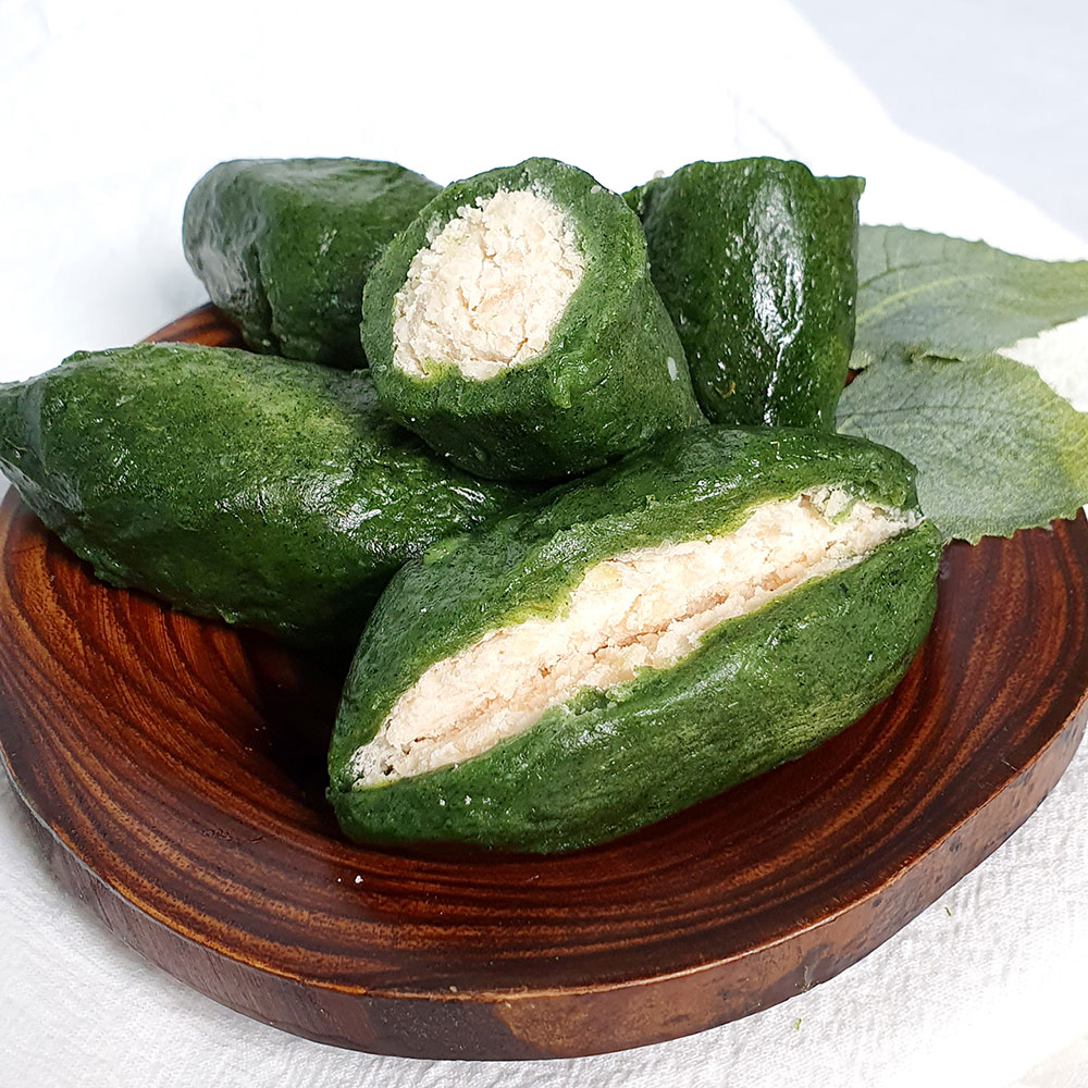 영광 찐 모시송편 2kg 40g x 50봉 모싯잎송편 개별포장 전자랜지 조리 - 상세 이미지 2