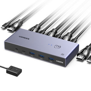 유그린 8K 60Hz HDMI 2.1 USB 멀티허브 KVM 스위치 CM... 개봉기 | 실사용 후기 - 상품 이미지 1