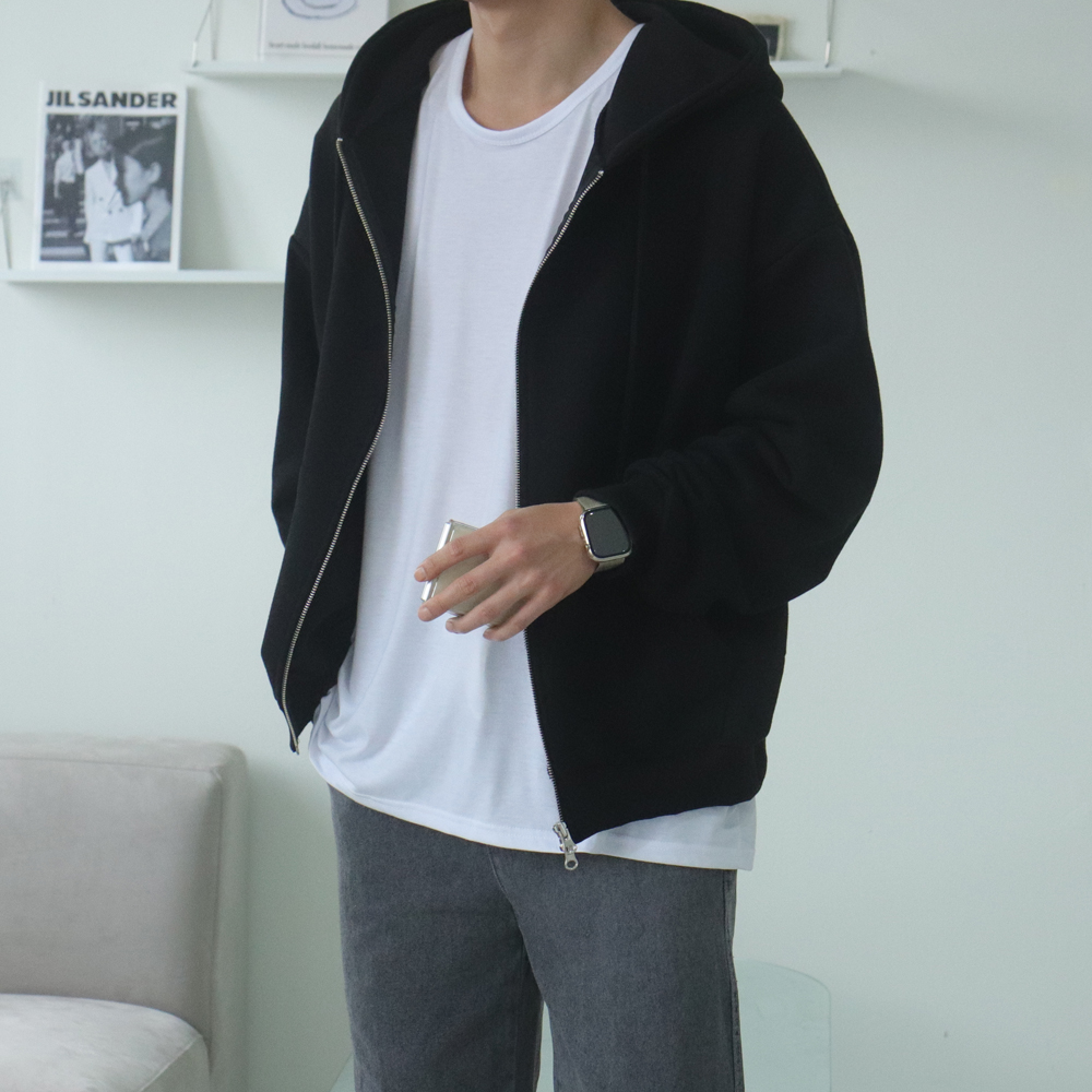 남자 후드집업 오버핏 커플 남자 맨투맨 남성 후드티