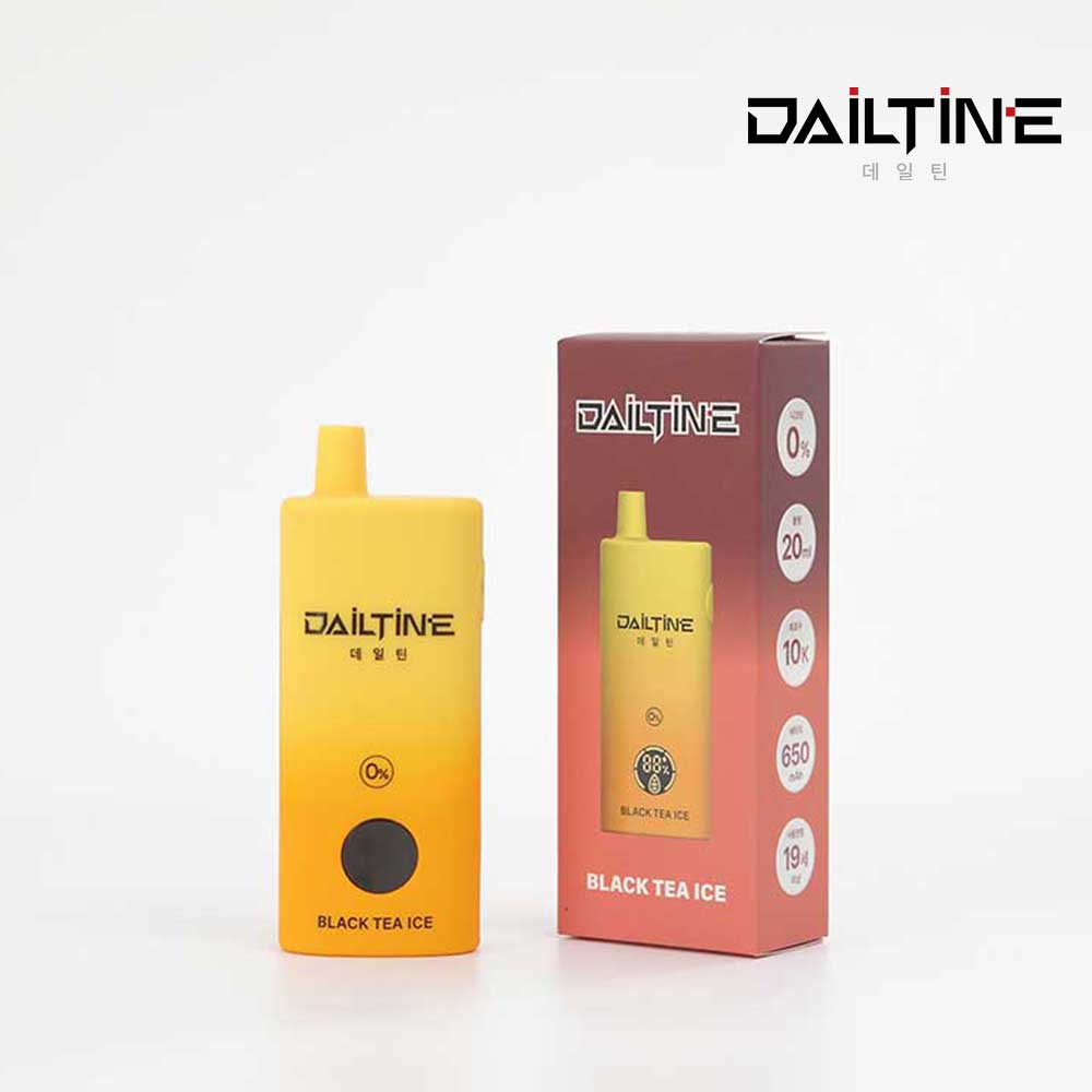 (2+1)데일틴 터보 20ml 대용량 일회용 전자담배  편의점, 블랙티 아이스 (홍차아이스)