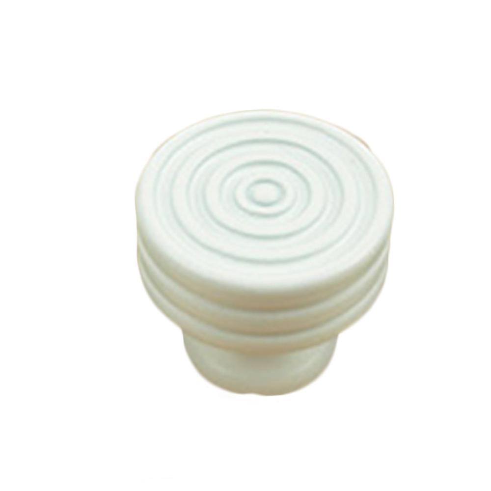 나이테 가구손잡이 서랍노브 아연합금 31mm 1구 대형 백색