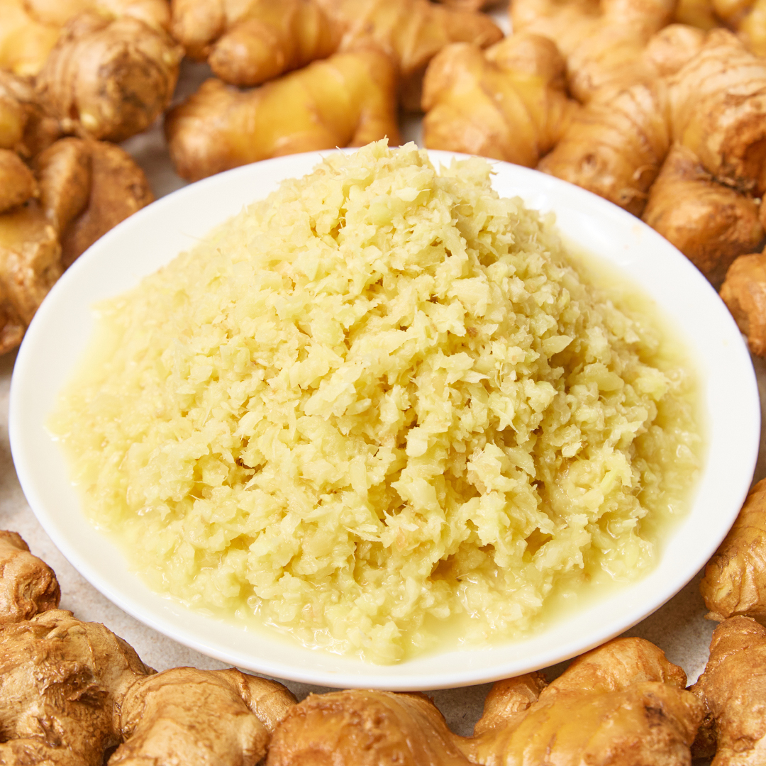 향은 진하고 매운맛은 적은 국내 생강 유명산지 서산 다진생강 3종