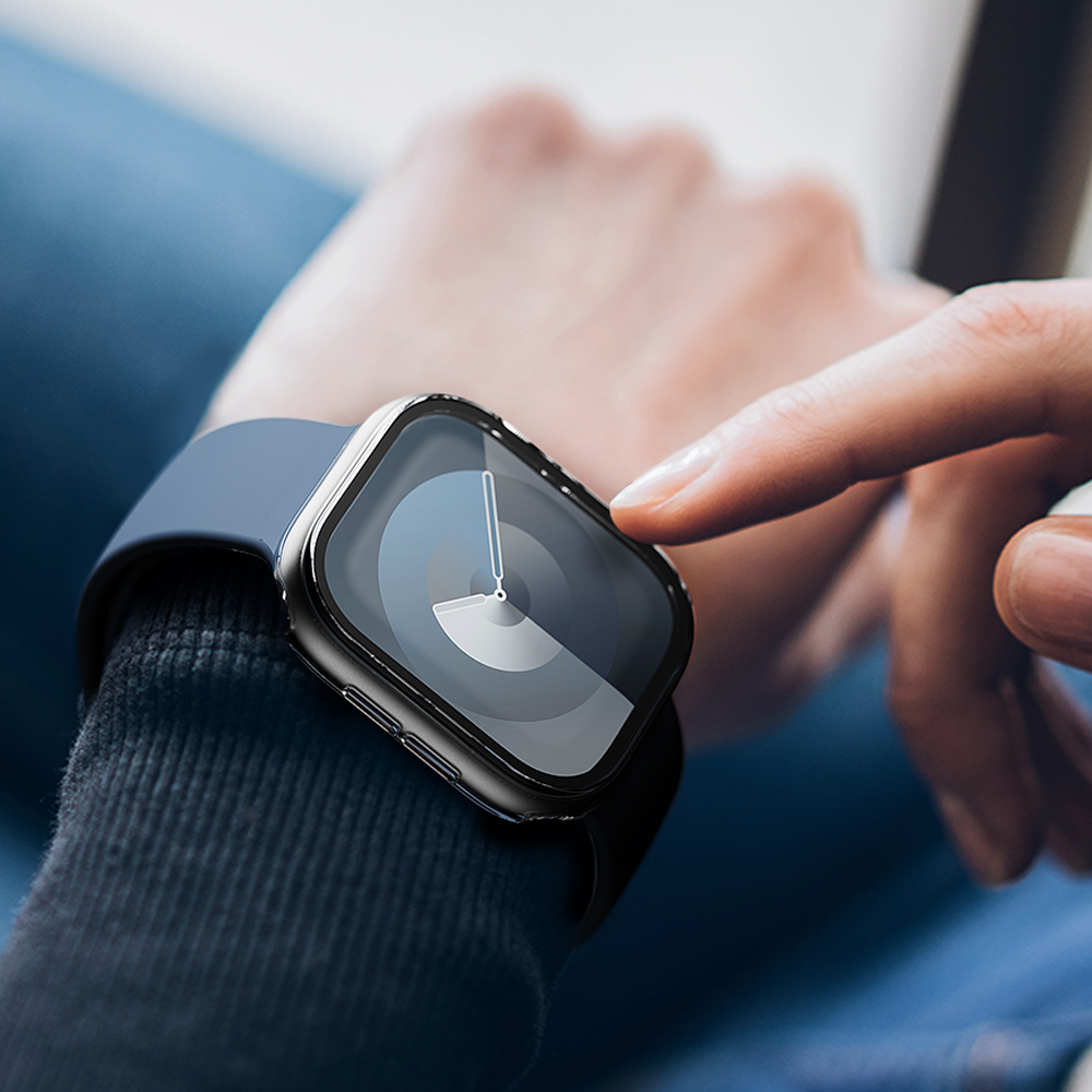 빅쏘 애플워치 케이스 강화유리 풀커버 레빅스킨