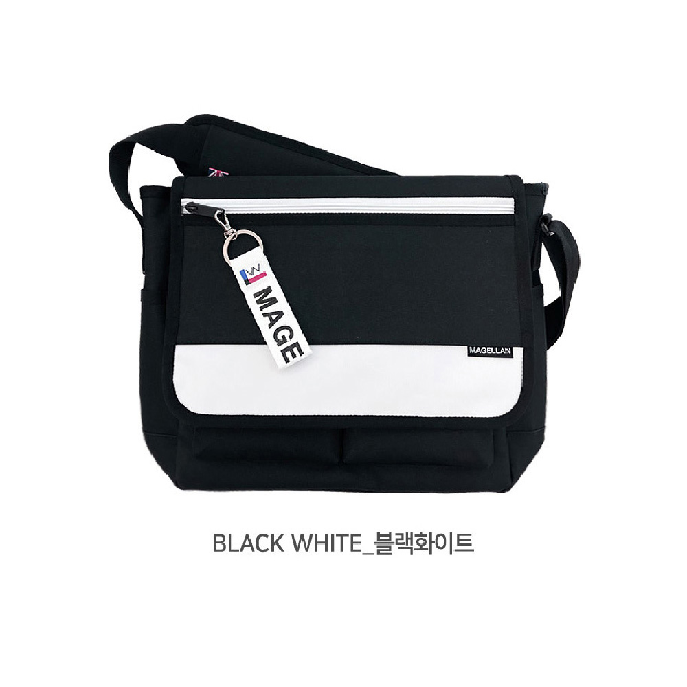 남학생 여학생 중 고등학생 대학생 방수 큰 빅사이즈 메신저백 태블릿 노트북 크로스백 가방 - 상세 이미지 3