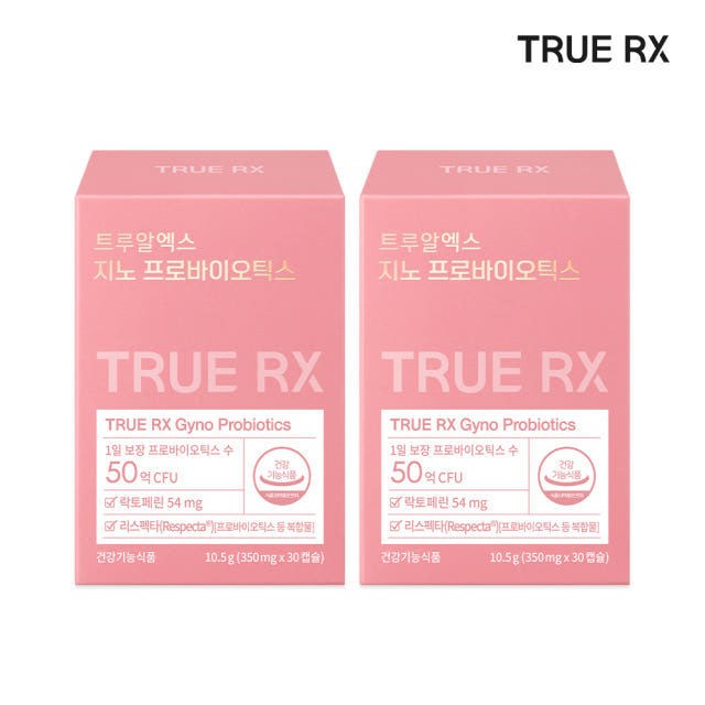 트루알엑스 질 유산균 지노 프로바이오틱스 여성 리스펙타 클리오 30캡슐