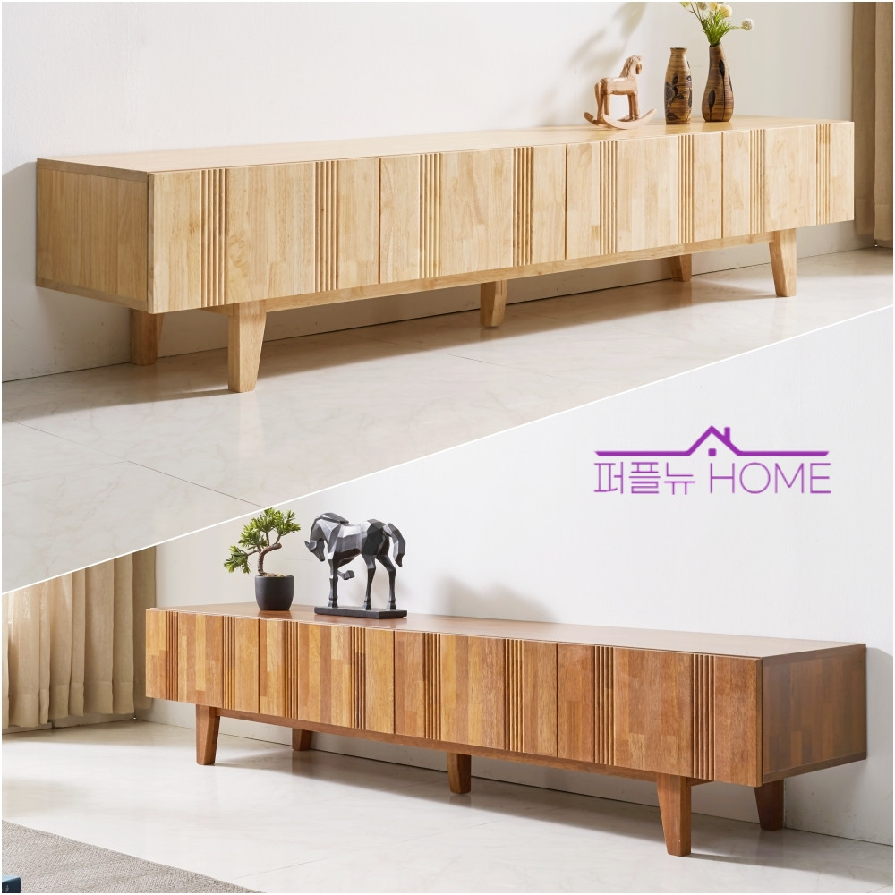 프레비아 75인치 85인치 티비장 북유럽원목거실장 tv다이서랍장