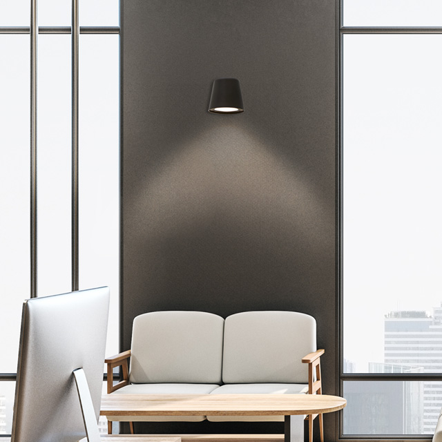 더쎈 LED 에코 소피아 벽등 5W 각도조절 COB 방수 벽부등 이미지 7