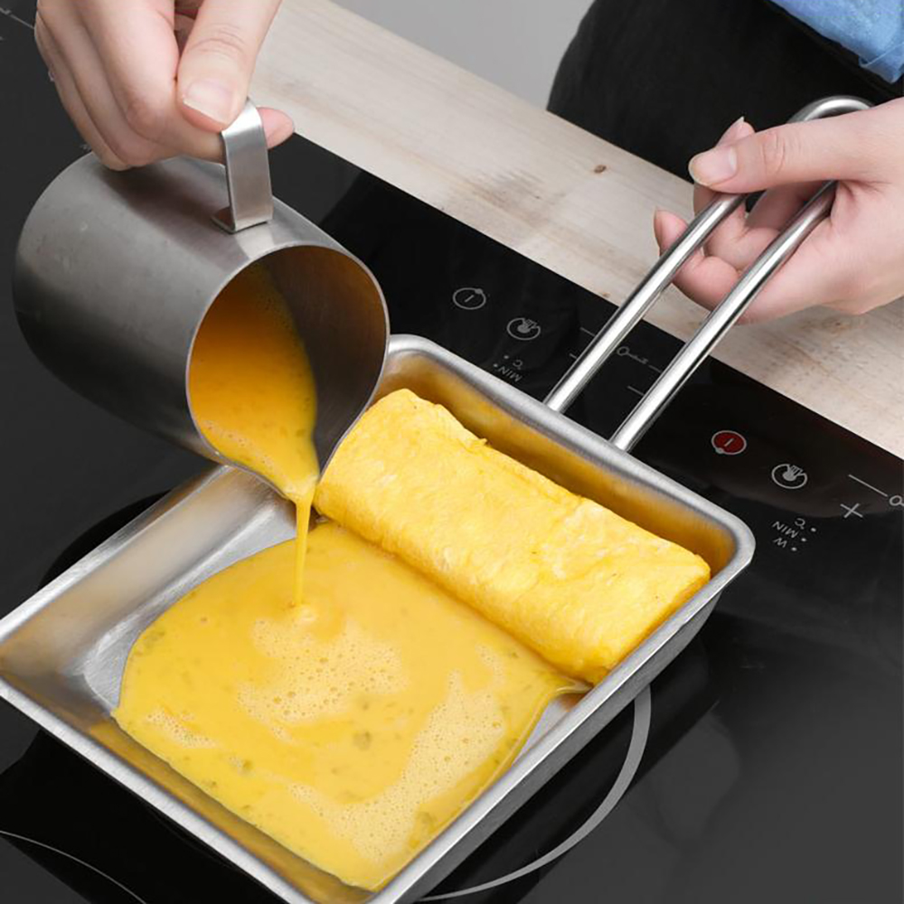 바겐슈타이거 스텐 계란말이팬 네모 IH 사각 후라이팬 통3중 에그롤팬 중형