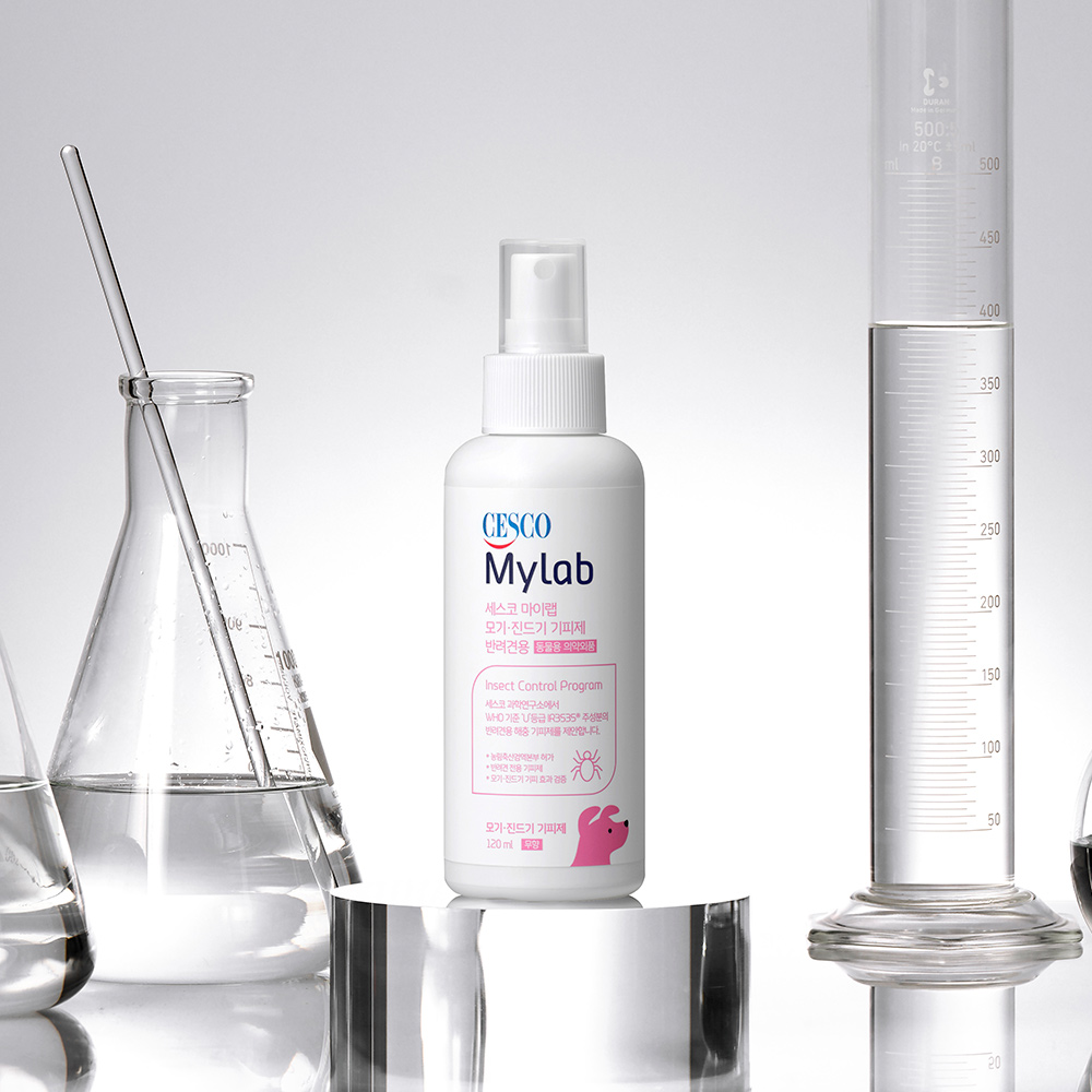 세스코 마이랩 모기 진드기 기피제 반려견용 120 ml x2개 + 아웃도어 미스트 100 ml(인체용) x1개