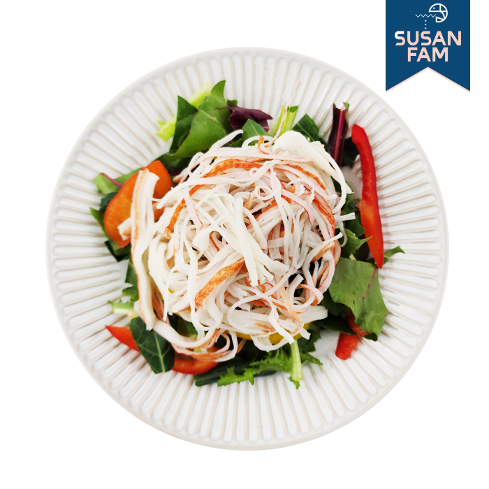 크래미 게맛살 1kg 세절형 샐러드 맛살 아쿠아 프리미엄 캘리포니아롤 (국내가공) - 상세 이미지 2