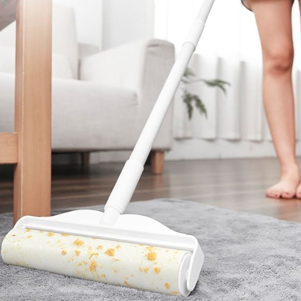 살림살림 서서 청소하는 롱핸들 밀대형 테이프클리너 돌돌이