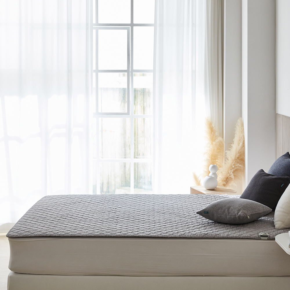 한일의료기 카본 탄소매트 전기 온열 전자파없는 전기장판 침대용 캠핑 코잠 1인용 싱글