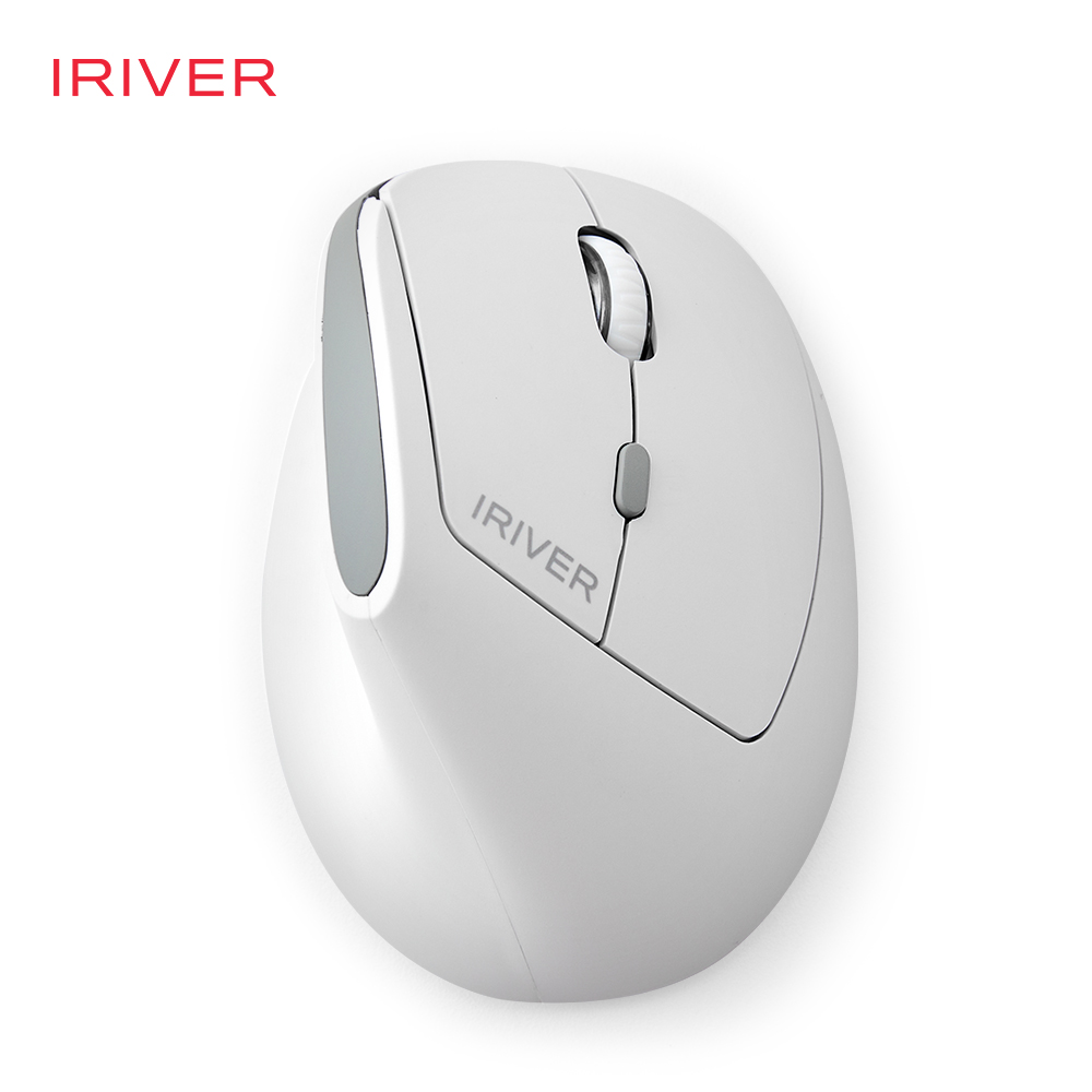 아이리버 항균 손목보호 작은손 여성 무선 버티컬 마우스 EQwear-EV15 화이트