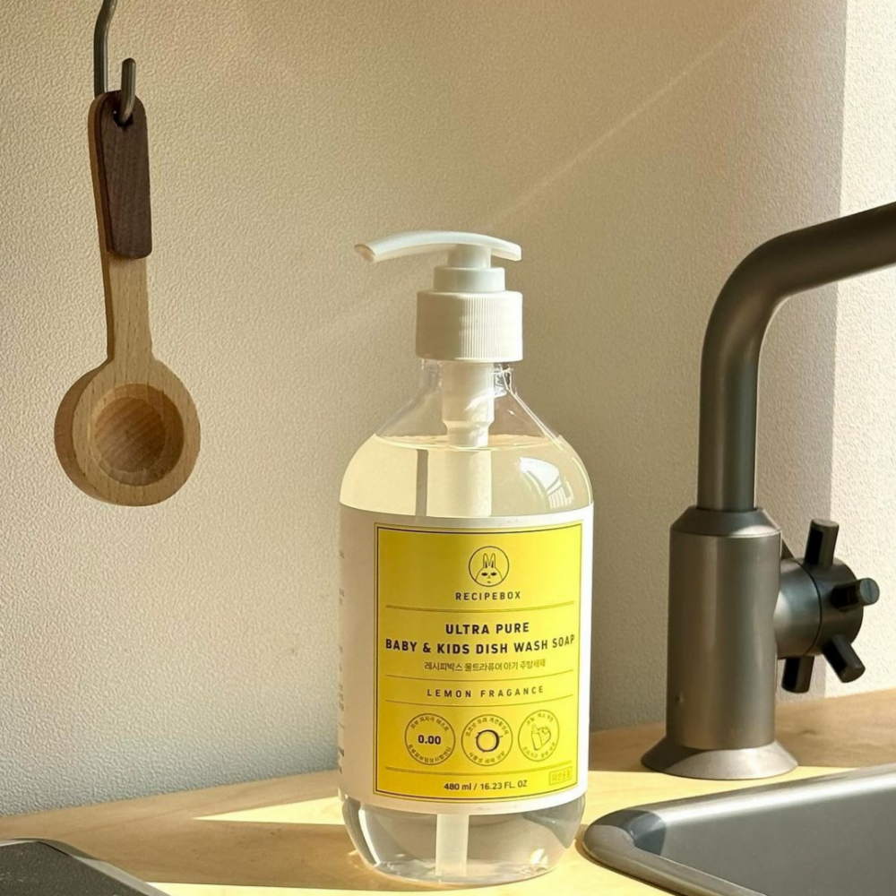 레시피박스 아기 젖병 주방 세제 480ml 유아식기 과일 이미지 6
