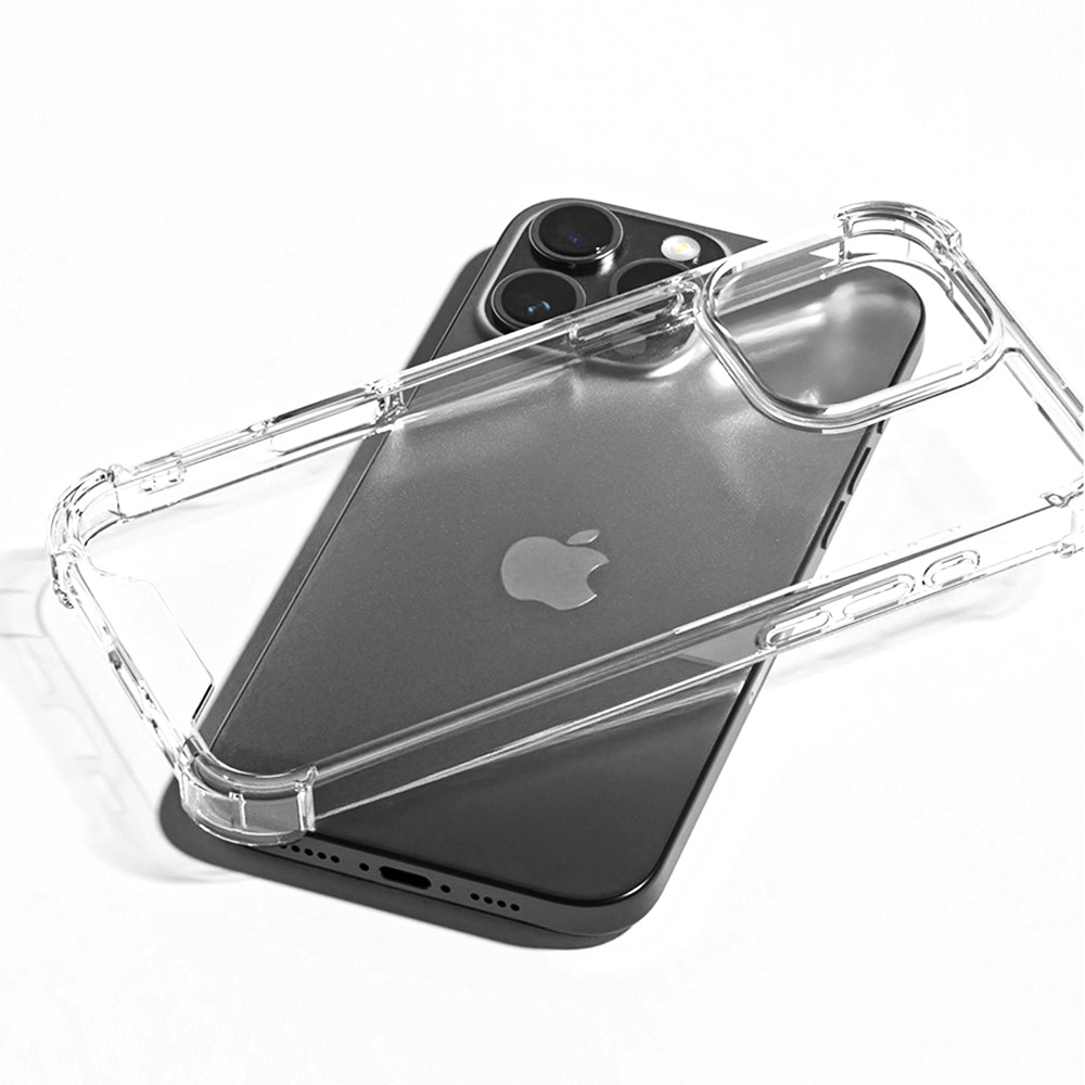아이폰16프로 케이스 투명 젤하드 1.5T - 상품 이미지