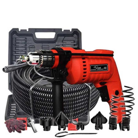 세면대 싱크대 하수구뚫음 스프링 막힘 자동주입 배수구 뚫어뻥 화장실 1. 12m 세트