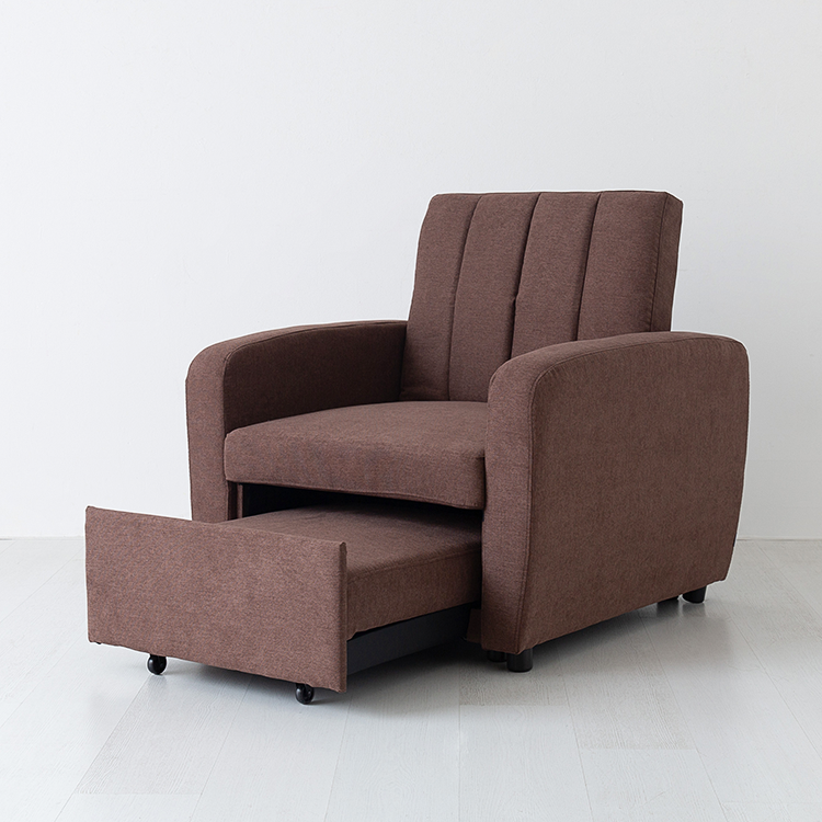 네르센 1인 패브릭 소파베드 XY2178 9974.2769, 브라운