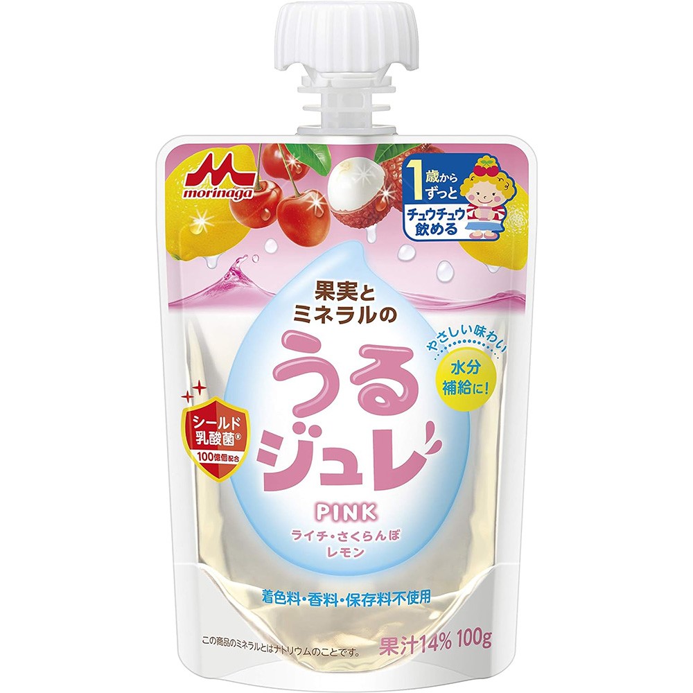 모리나가 우루쥬레 미네랄 유아용 워터젤리 100g 6개세트