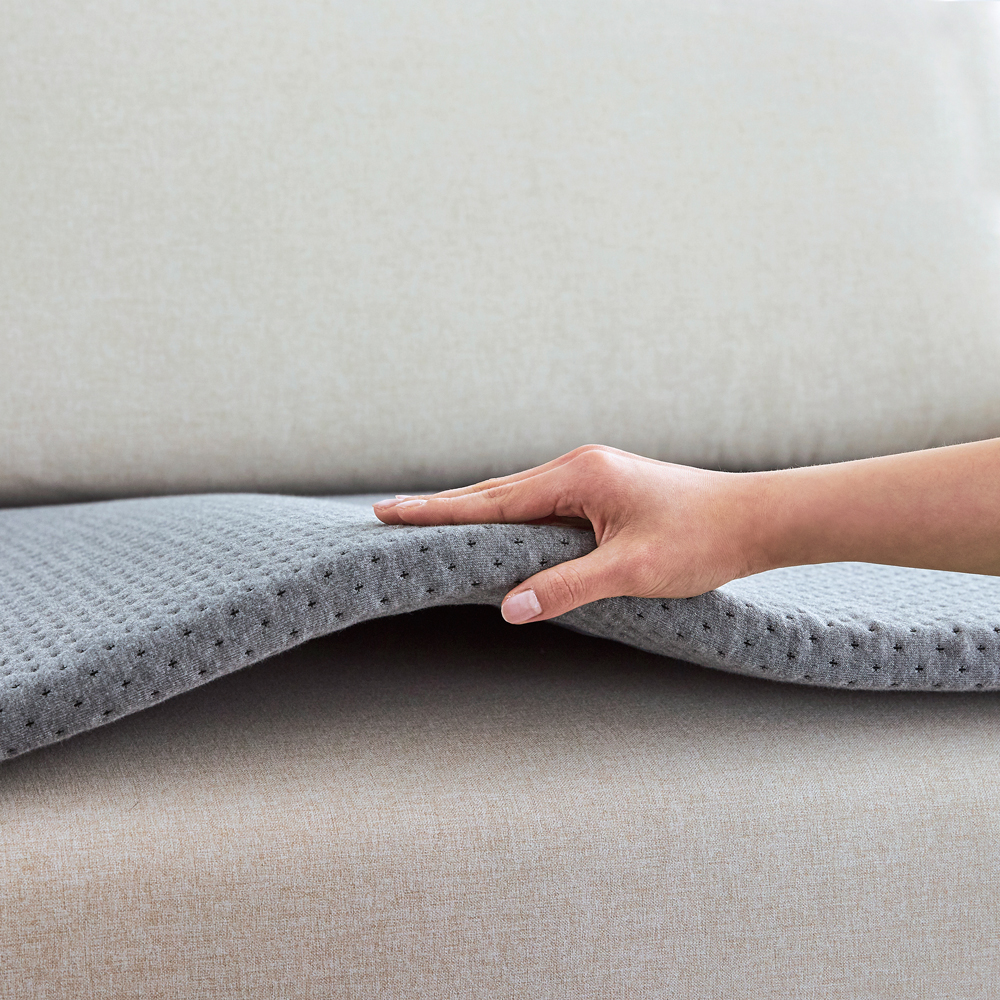 팜데코 돈무브 쇼파토퍼 돌 여름 소파패드 매트 깔개 커버 3인용 덮개 다크그레이