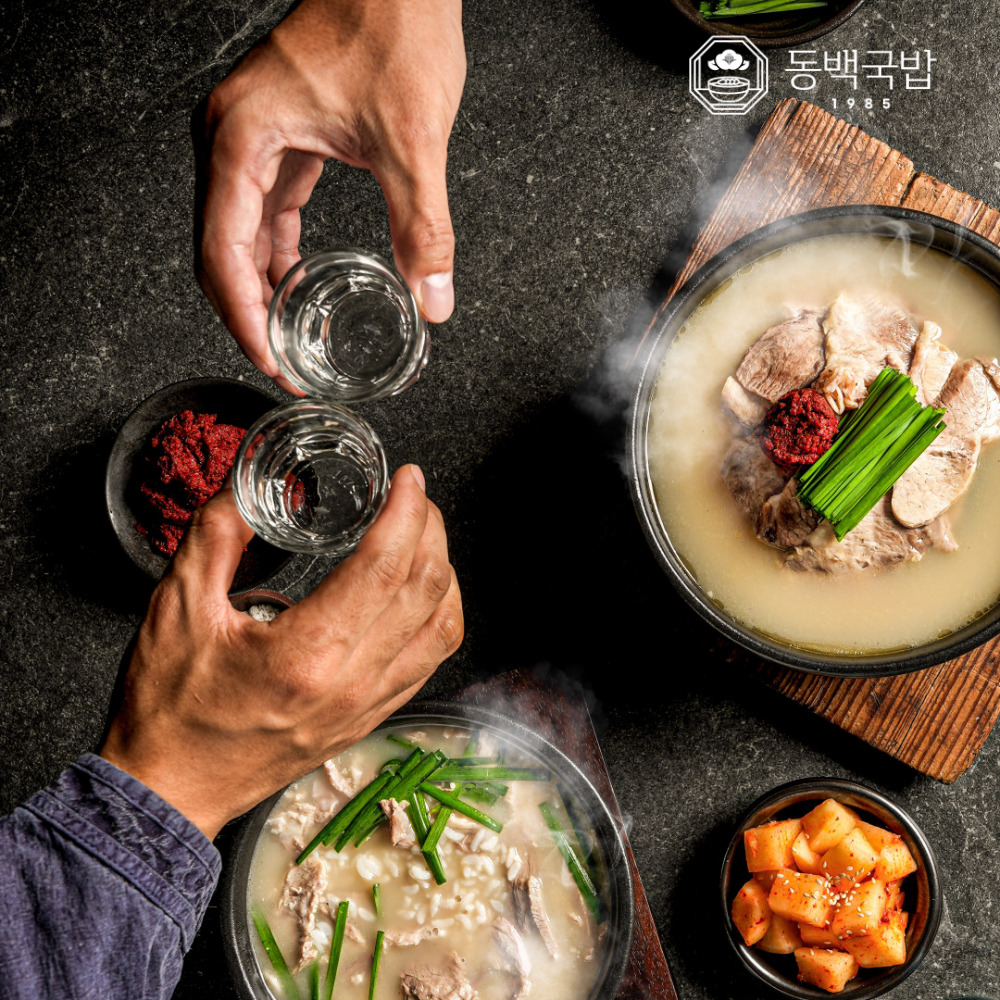 10+1 부산 100% 한돈 돼지국밥 570g 1세트 동백국밥 - 상세 이미지 4