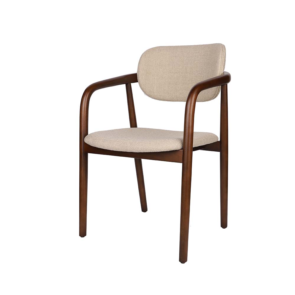 [우드/식탁용] 핸리원목 패브릭 테이블 체어 Y3-42-Beige