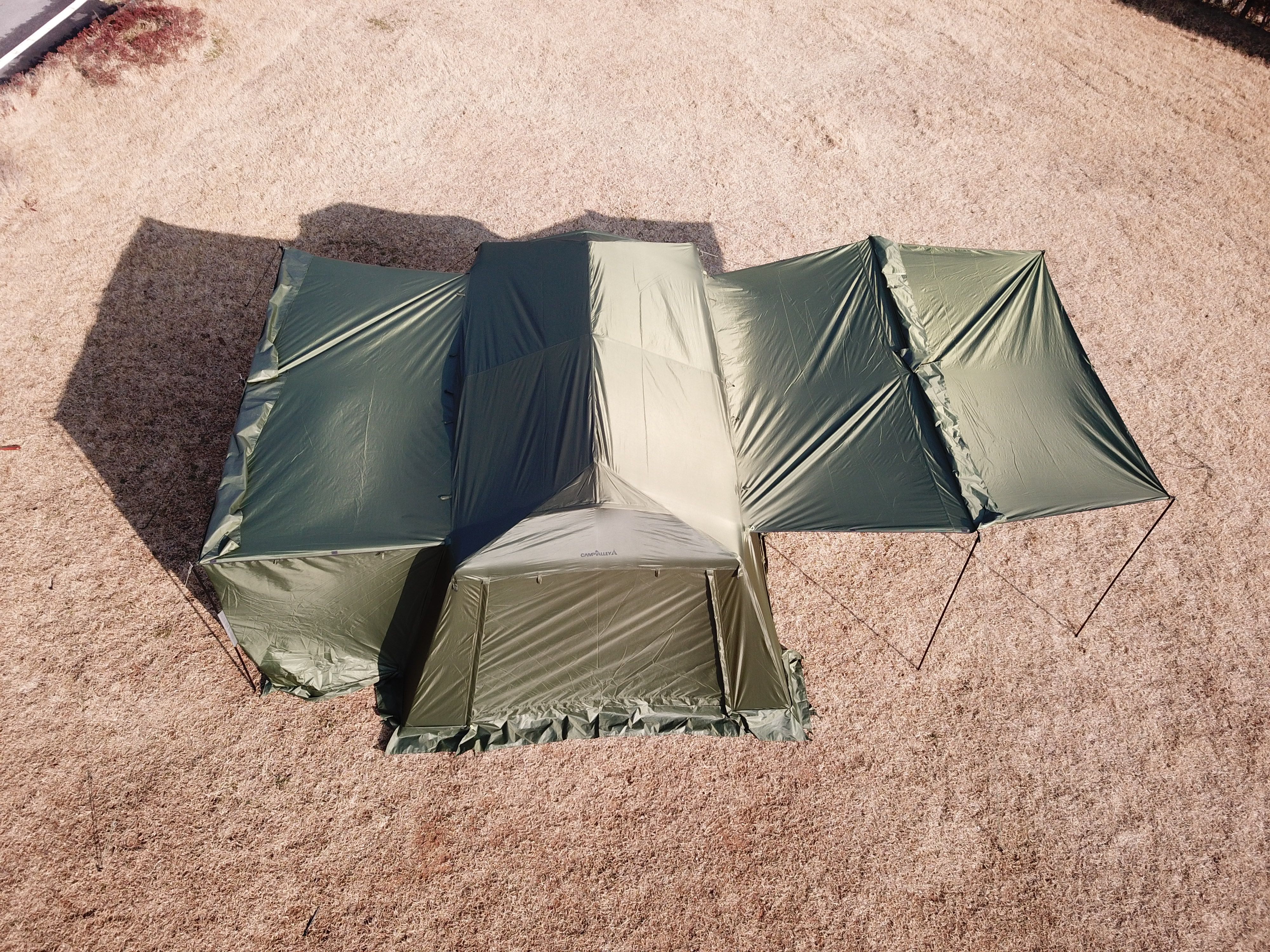 오패캐 420 본체 쉘터형 텐트형 아이보리 원터치 리빙쉘 사계절 가족 자동 오토