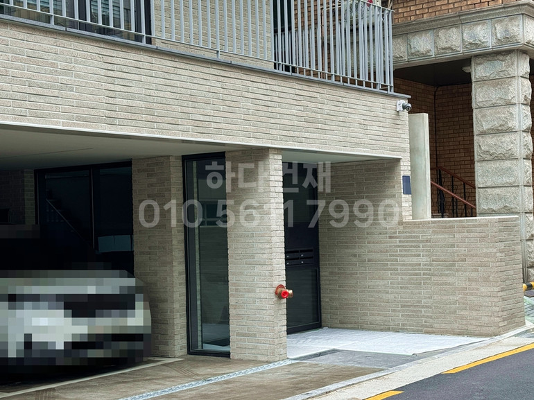 모노타일 롱와이드 500x50x18T 연브라운 / 하다건재 시공사례