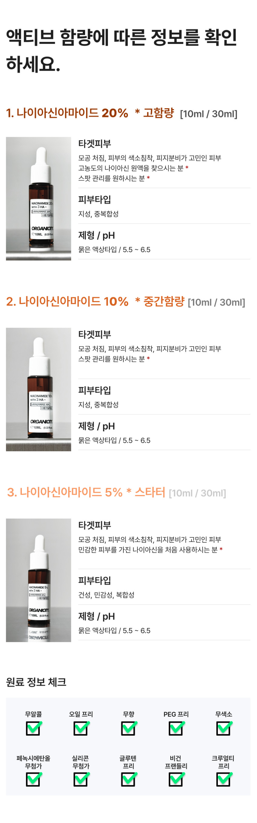 오가니시티 5% 나이아신아마이드 민감피부 모공세럼 원액 30ml, 1개