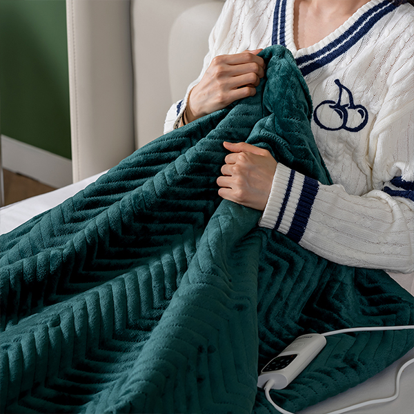 이메텍 프리미엄 벨벳 전기담요 GOK-097 (에메랄드그린)