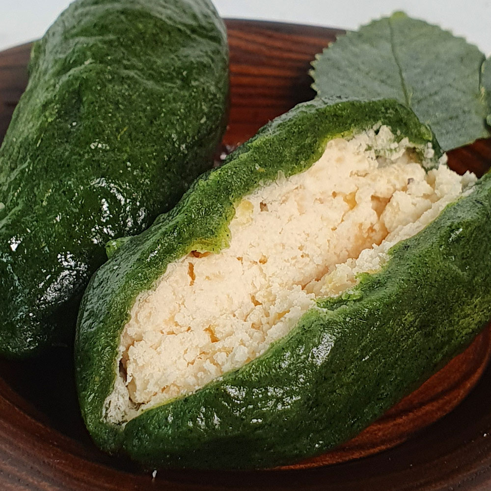 영광 찐 모시송편 2kg 40g x 50봉 모싯잎송편 개별포장 전자랜지 조리 - 상세 이미지 5