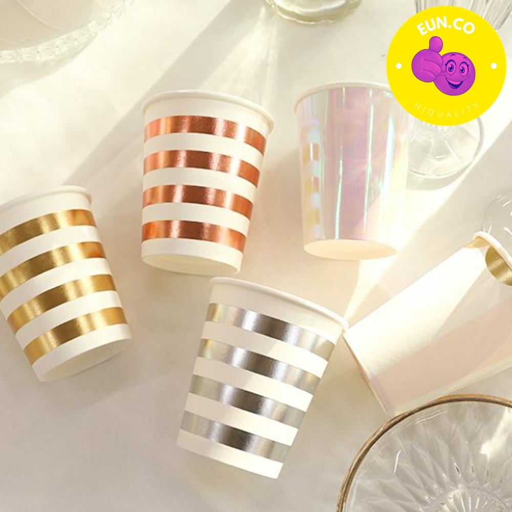 일회용 디저트컵 디자인 종이컵 파티용품 생일 브라이덜샤워