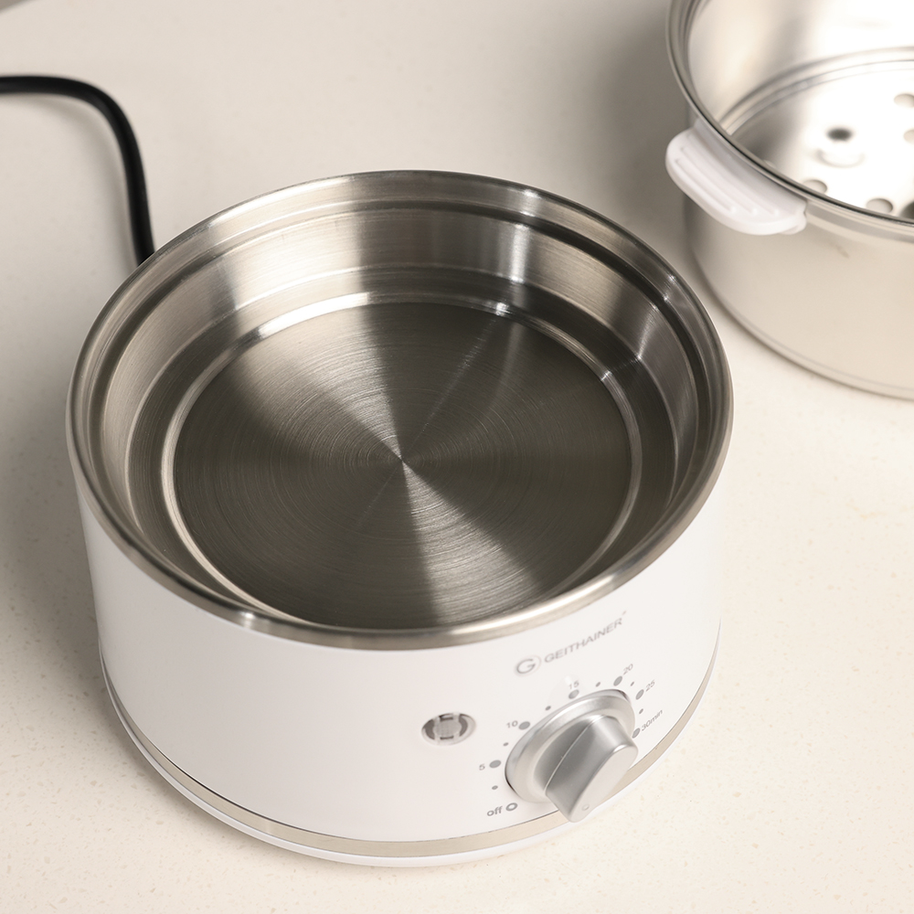 가이타이너 스텐 2단 계란찜기 GTKES-1000 미니 에그쿠커 달걀삶는 기계