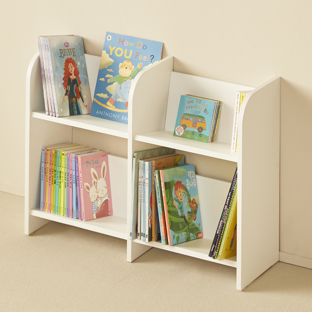 예다움 아이책장 2단 전면 아기 낮은 책장 - 상세 이미지 5