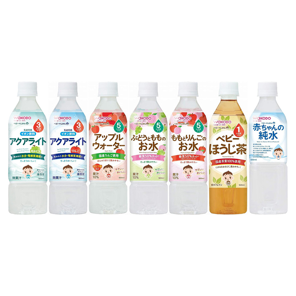 와코도 베이비노 지칸 아기의 시간 유아 음료수 500ml