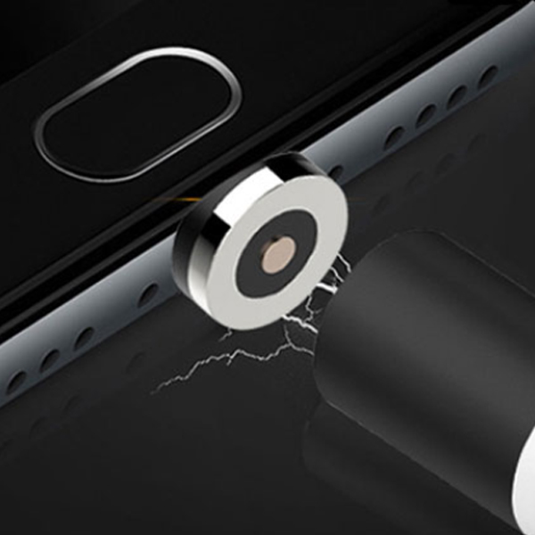 원형 자석 케이블 세트 커넥터 분리형 마그네틱 핸드폰 충전 케이블 차량용 8핀 C타입 5핀 충전기 충전선