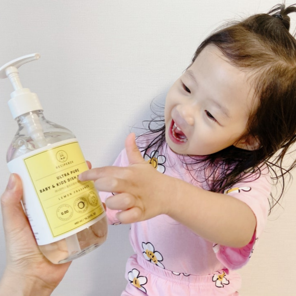 레시피박스 아기 젖병 주방 세제 480ml 유아식기 과일 - 상세 이미지 3