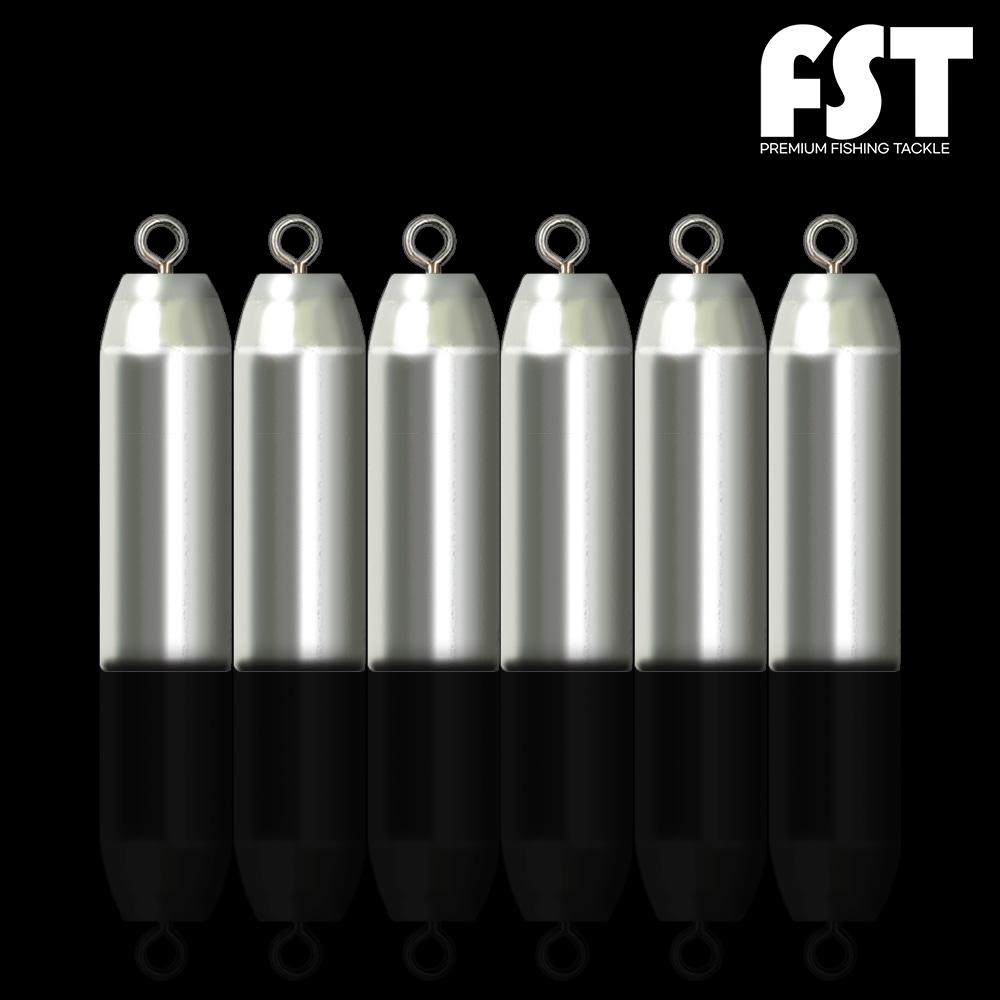 피싱템 친환경 봉돌 다운샷 추 고리추 문어 쭈꾸미 갑오징어 선상 가공추 12호 (6개입)