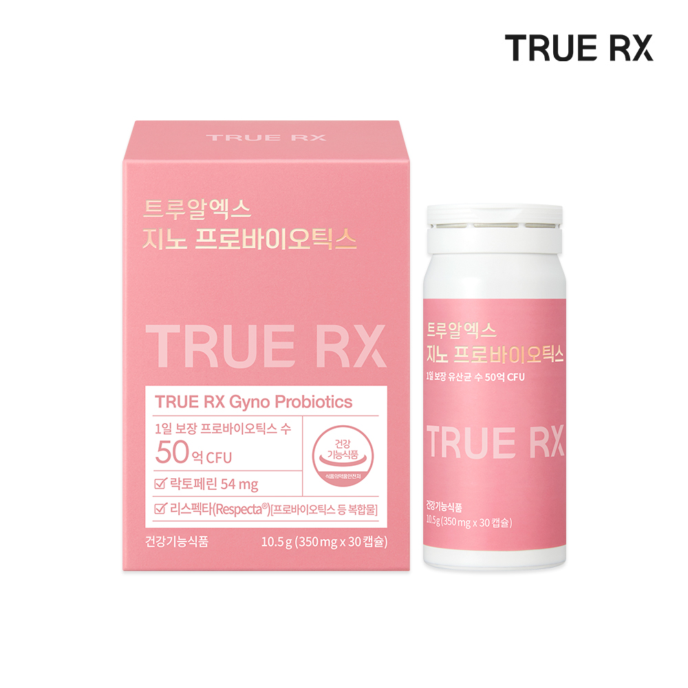 트루알엑스 질 유산균 지노 프로바이오틱스 여성 리스펙타 클리오 30캡슐, 1개
