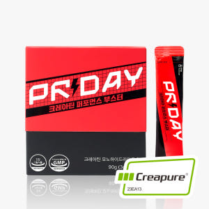 PRDAY 크레아틴 퍼포먼스 부스터 크레아퓨어 30포, 1개 맛있게 먹은 솔직 후기 - 상품 이미지 1