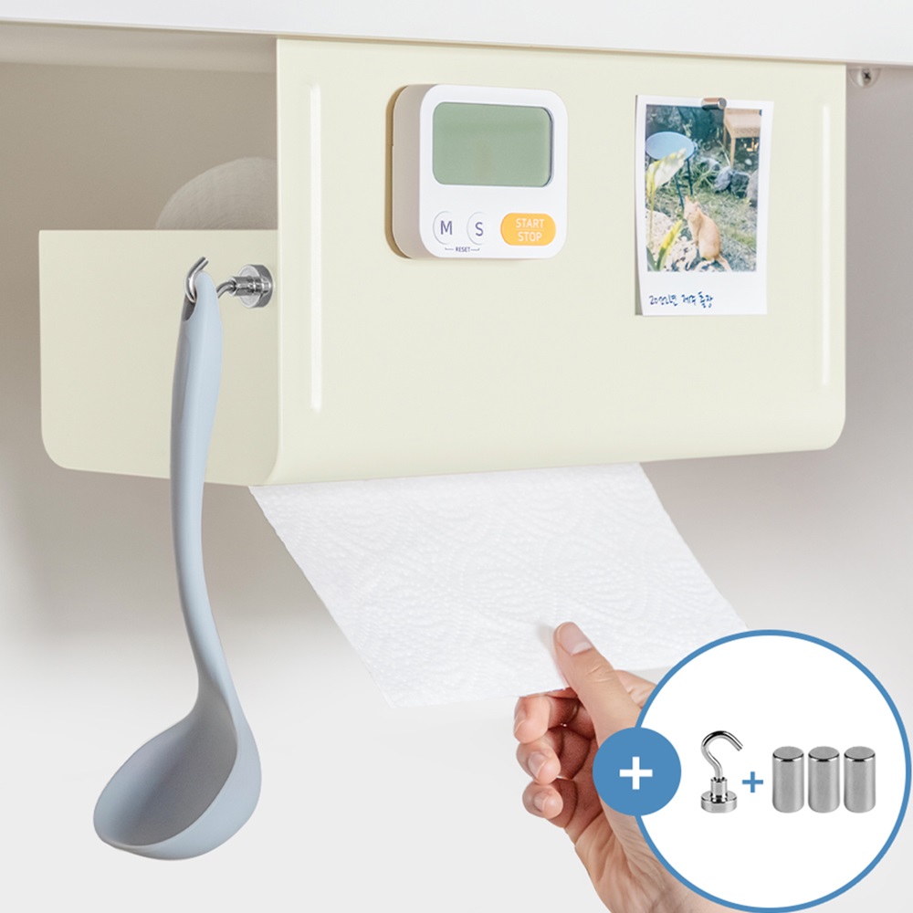 [특대형] 키친타올걸이 마그넷 홀더 주방 수납 정리 코스트코